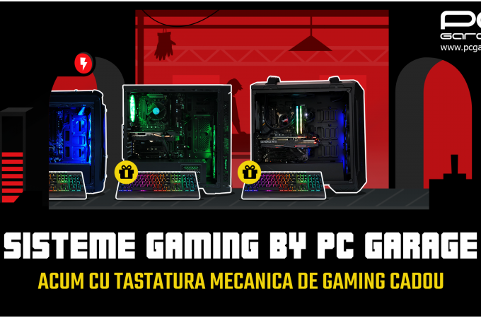 PC Garage oferă tastatură mecanica cadou la toate sistemele sale de gaming