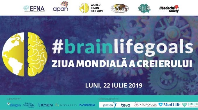 APAN România și EFNA sărbătoresc la București Ziua Mondială a Creierului 22 iulie 2019, București